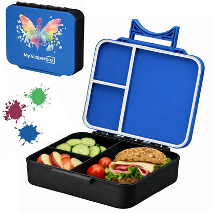 Liv Lite Brotdose Blau Fee – Kinder-Brotdose aus Recyclingmaterial, Made in Germany