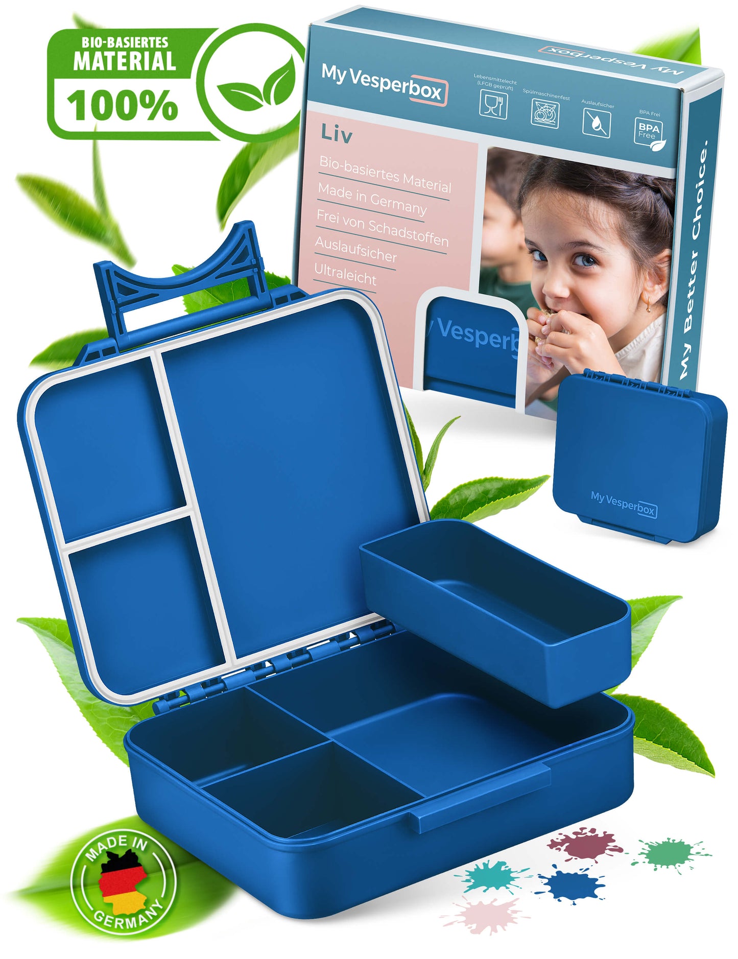 Set - Liv Blau - in vielen Farben und Motiven