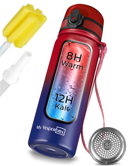 B-Ware "Thermo Minny" - Rot/Blau Verlauf 400 ml