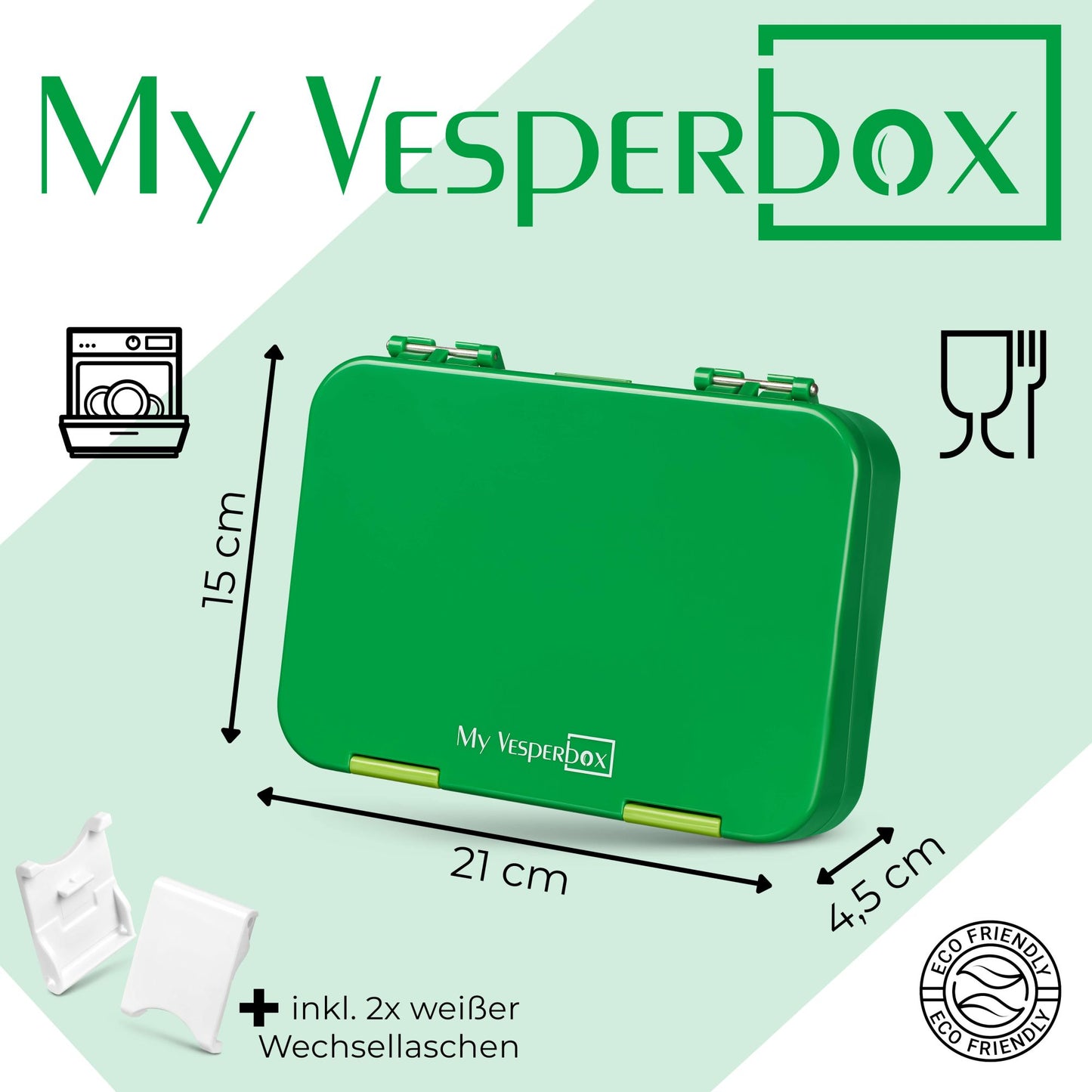 My Vesperbox Set - Minny Klecks Grün & Len Box Grün