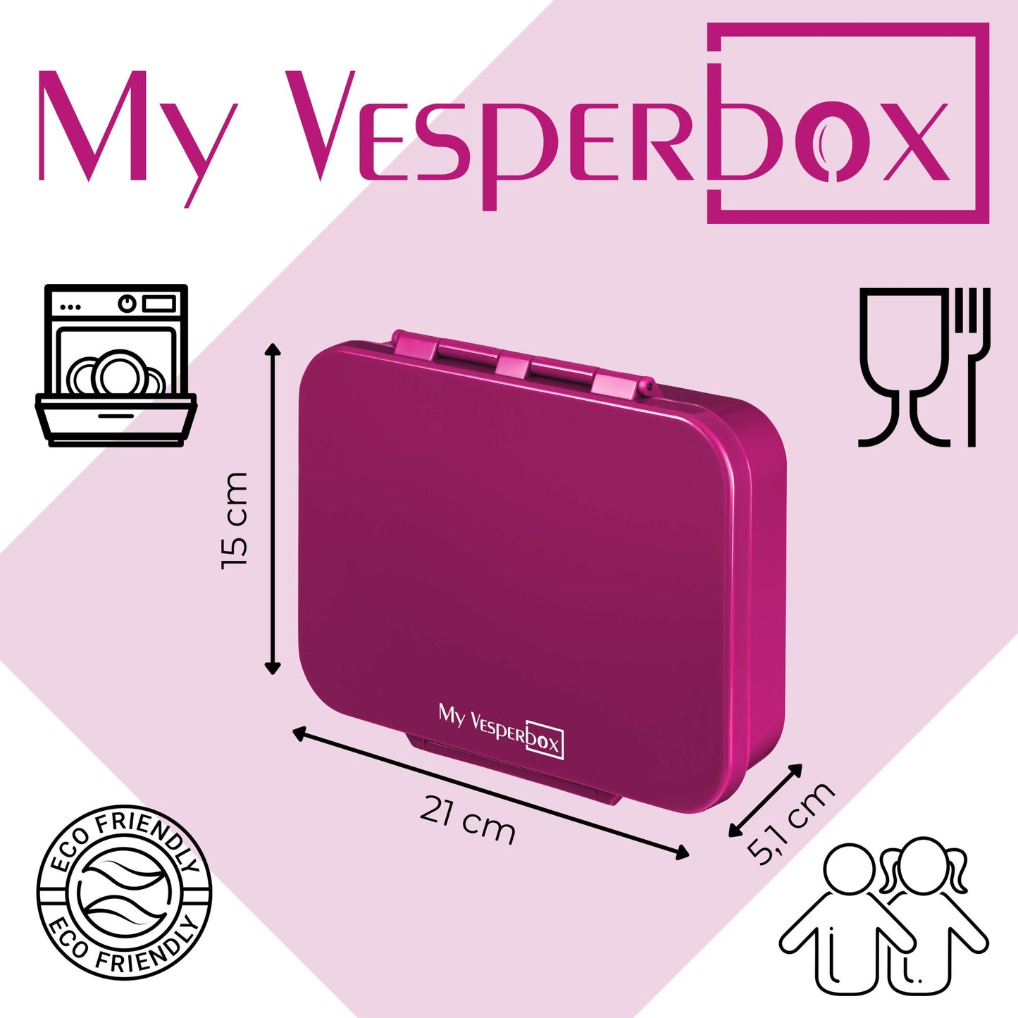 My Vesperbox Set -  Minny Lila/Blau & Bia Box Lila