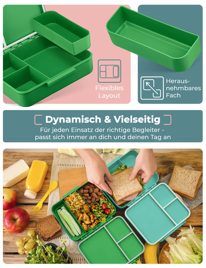 MyVesperbox Liv WM-Edition - Brotdose mit Länder-Motiven, Made in Germany, BPA-frei