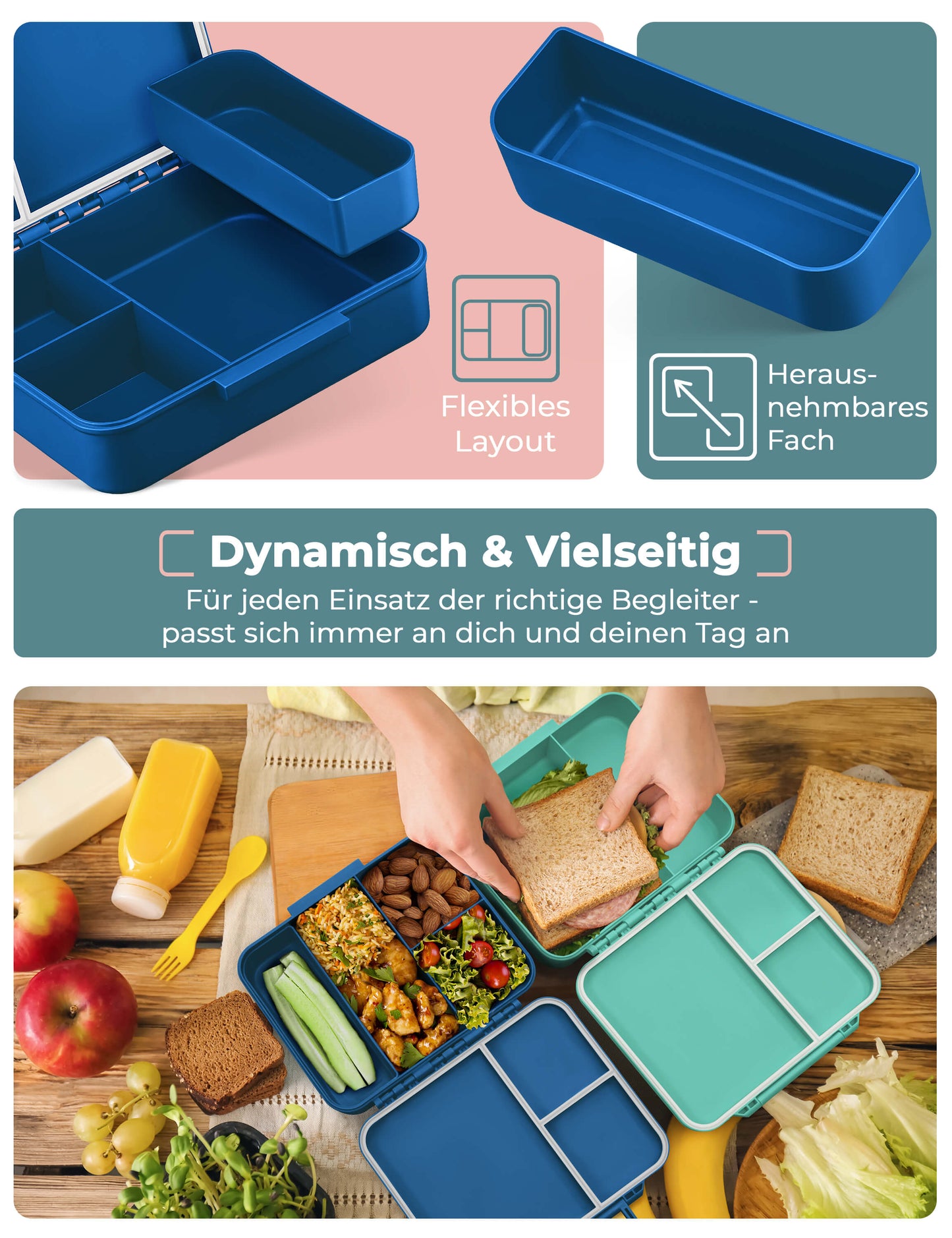 Set - Liv Blau - in vielen Farben und Motiven