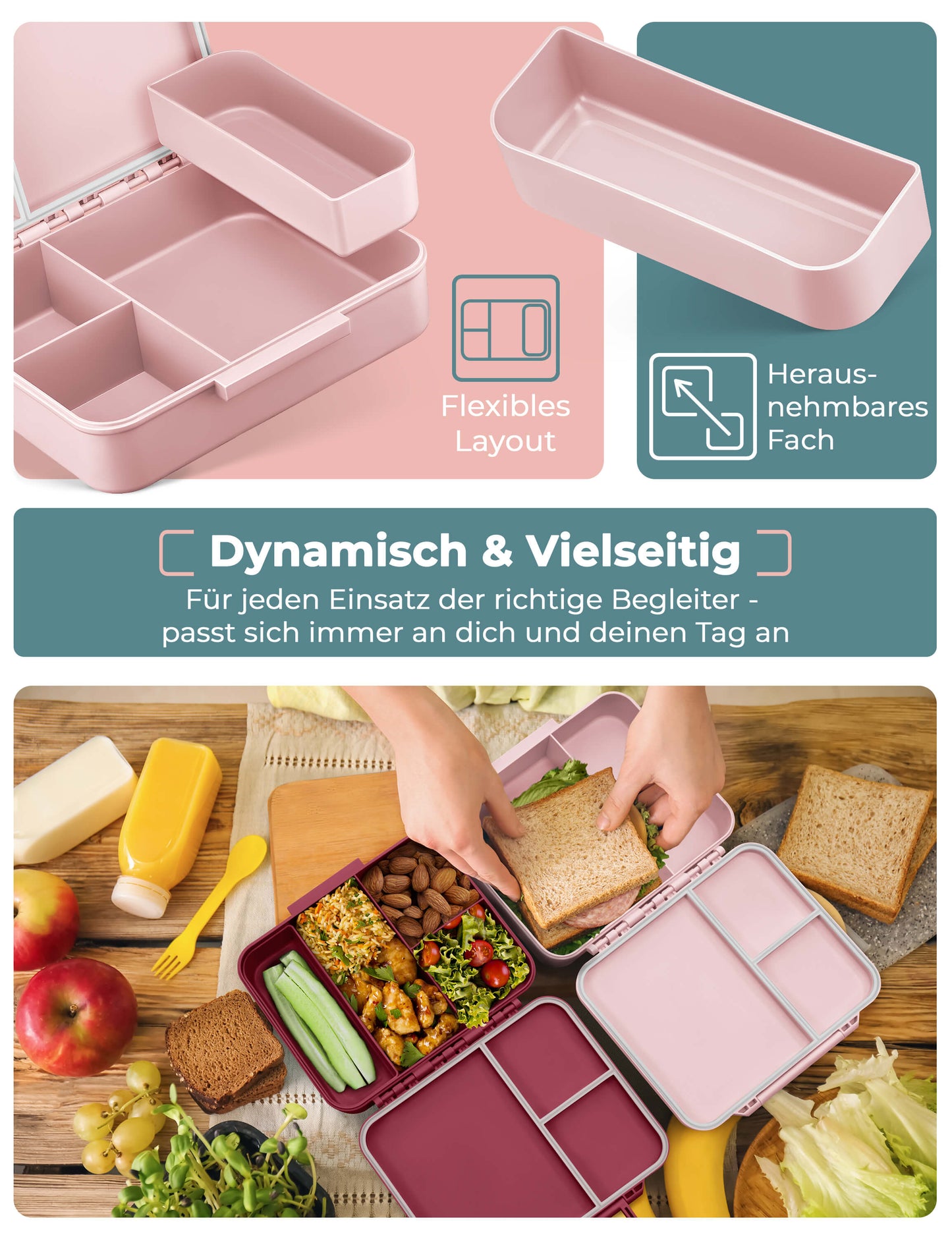 Set - Liv Rosa - in vielen Farben und Motiven