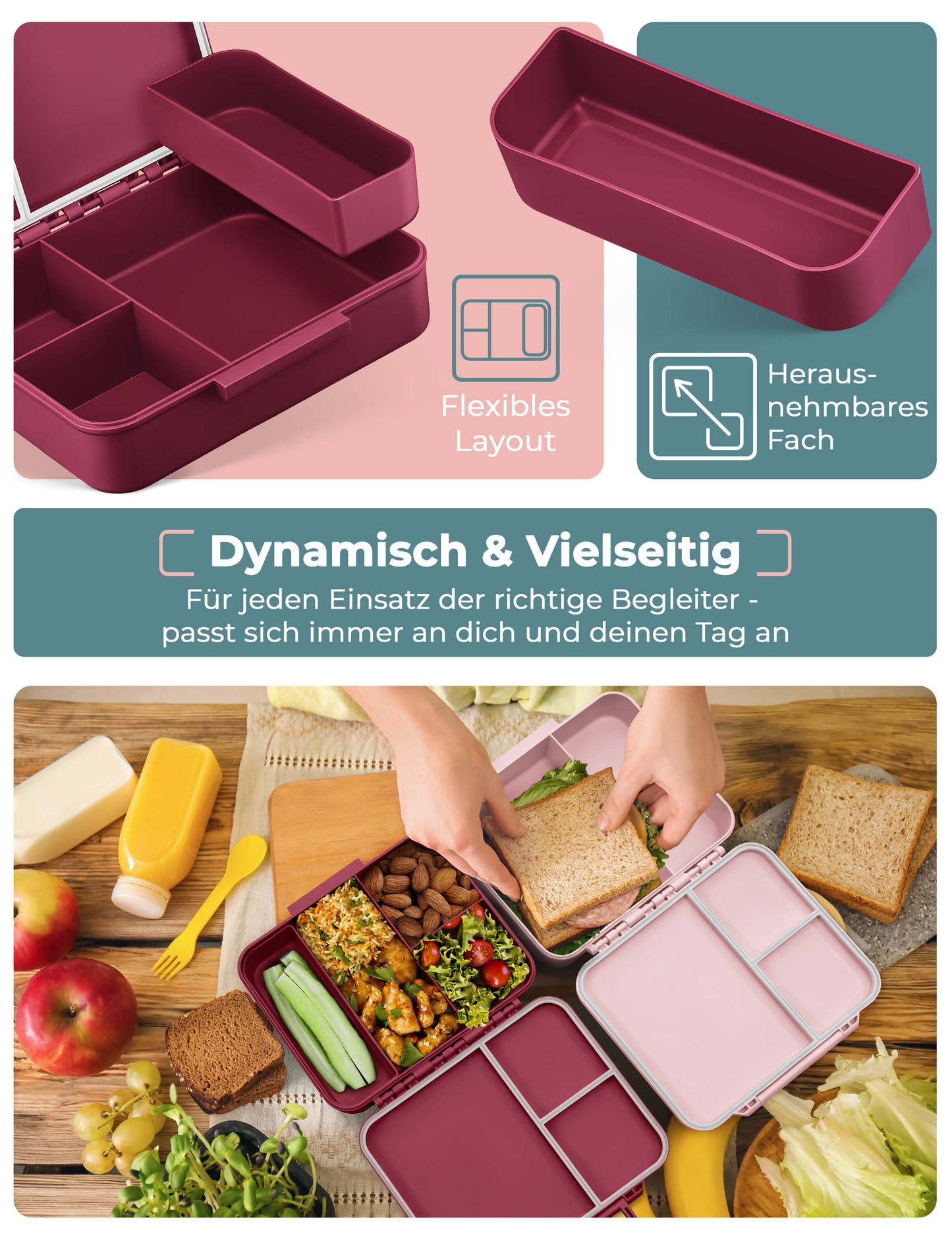 Set - Liv Lila - in vielen Farben und Motiven
