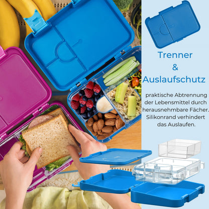 "Len" - Blau - Traktor mit Anhänger