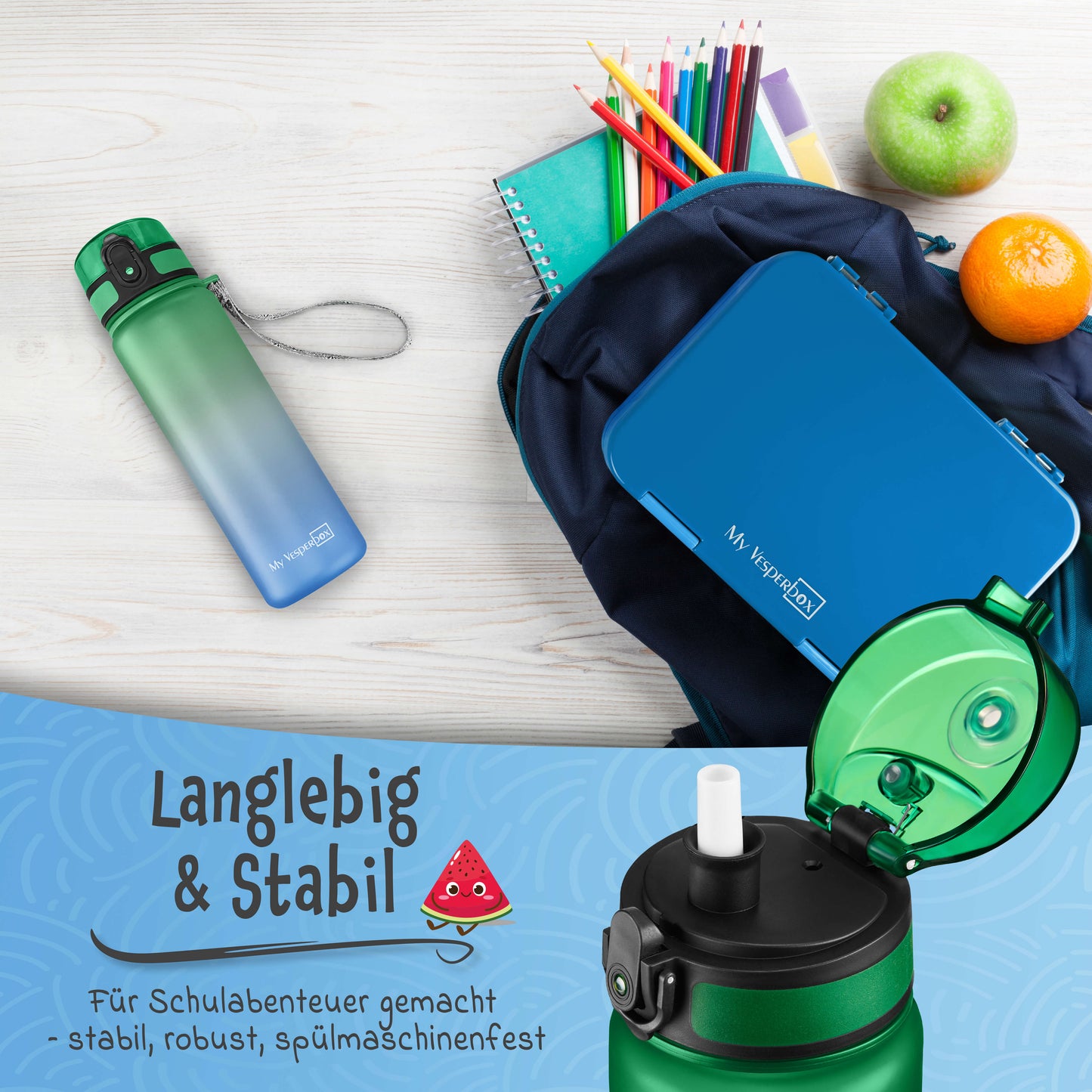 Set - Liv Grün - in vielen Farben und Motiven