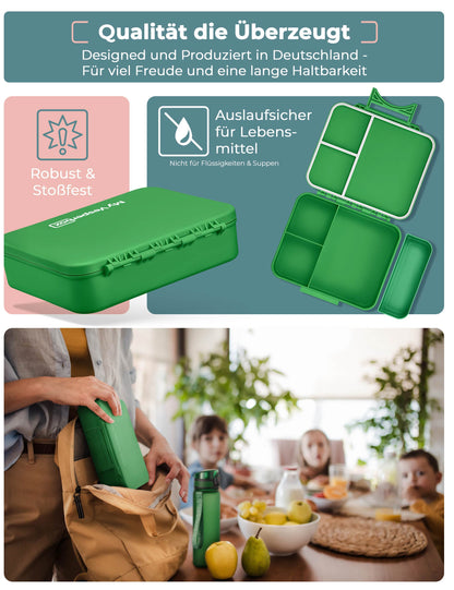 MyVesperbox Liv WM-Edition - Brotdose mit Länder-Motiven, Made in Germany, BPA-frei
