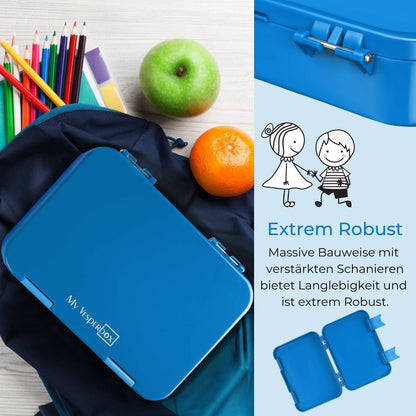 "Len" - Blau - Traktor mit Anhänger