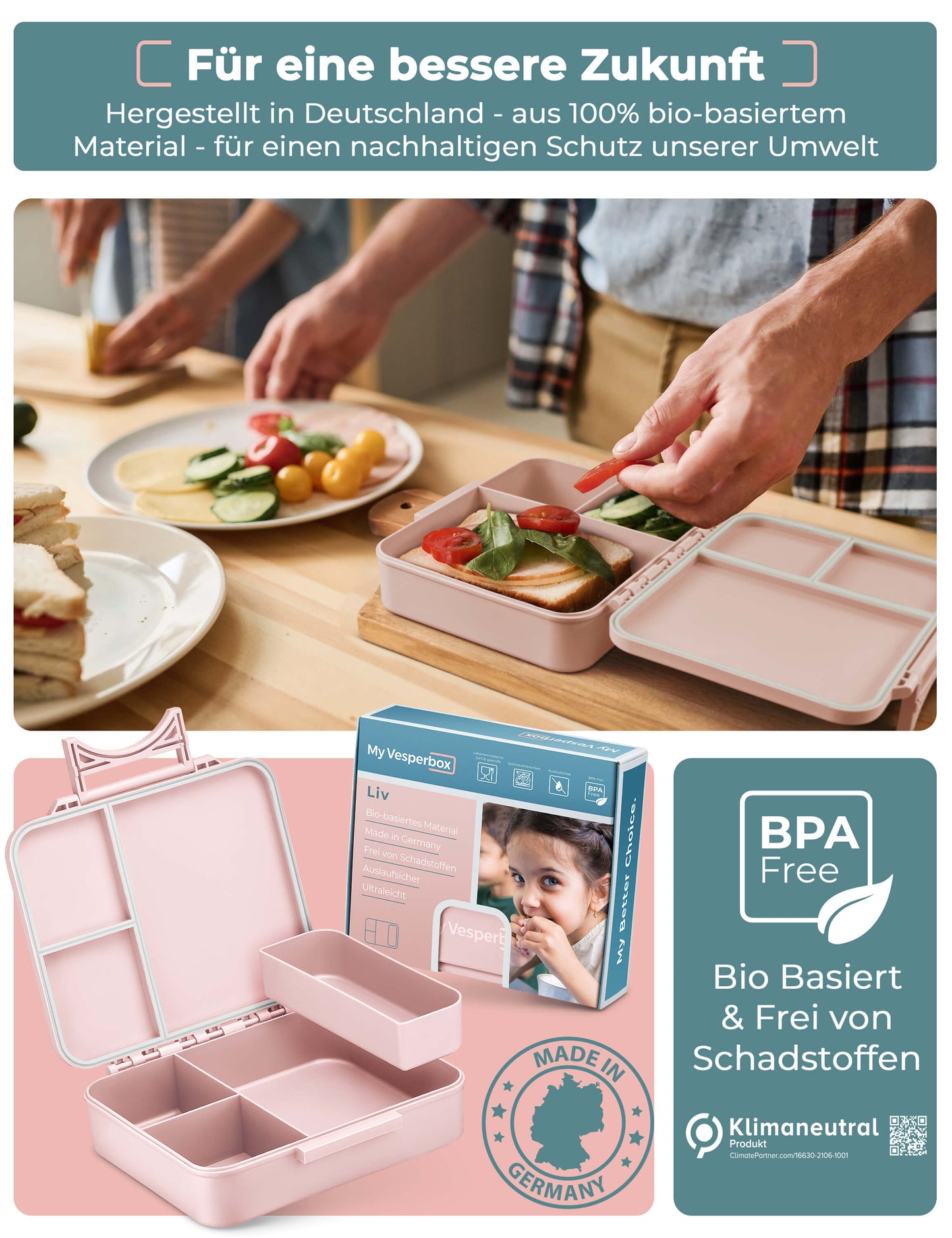 Set - Liv Rosa - in vielen Farben und Motiven