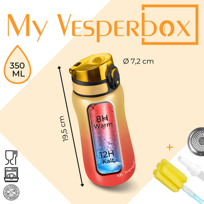 "Thermo Minny" - Rot/Orange Verlauf 400 ml