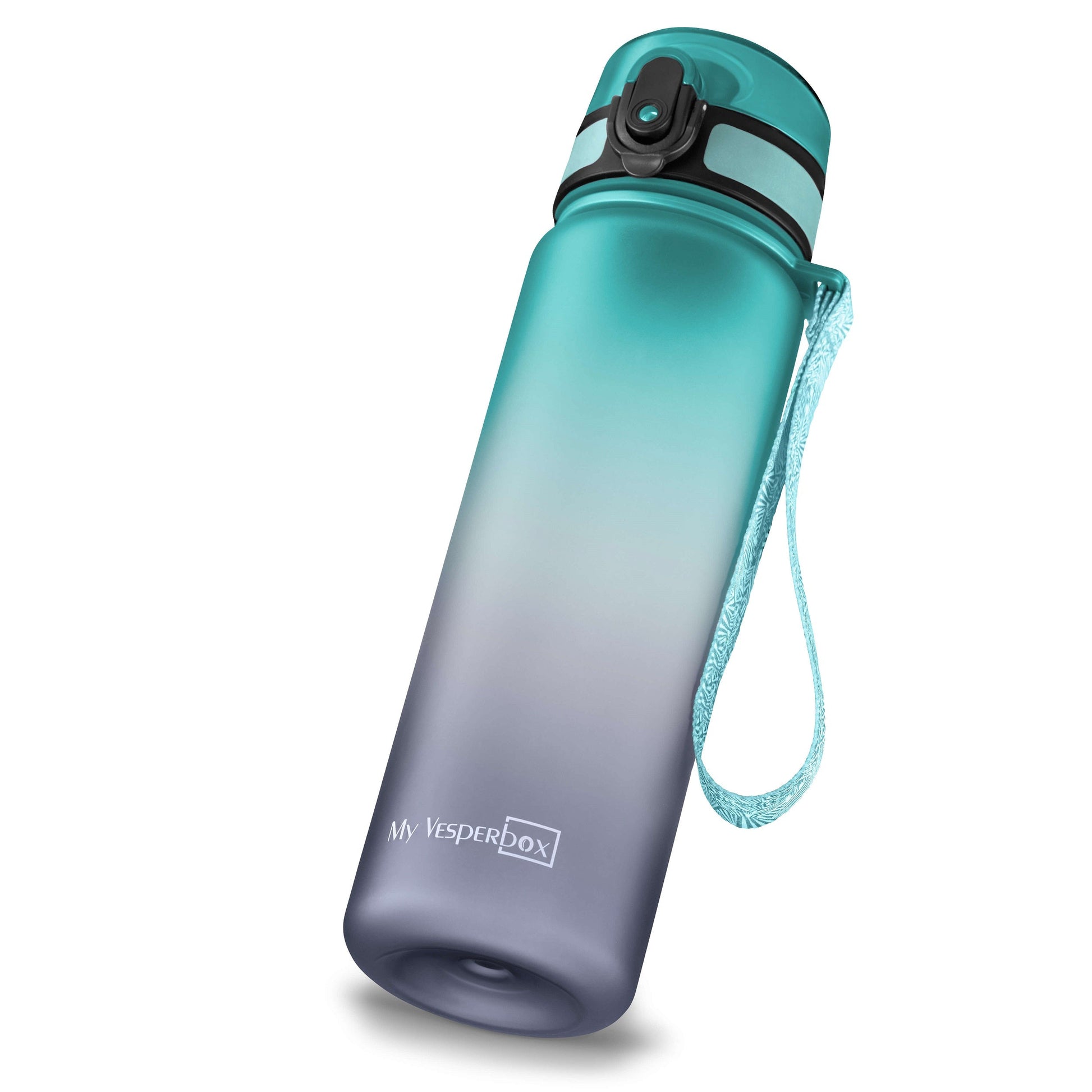 Minny Trinkflasche 750 ml Grau-Blau – auslaufsicher & BPA-frei