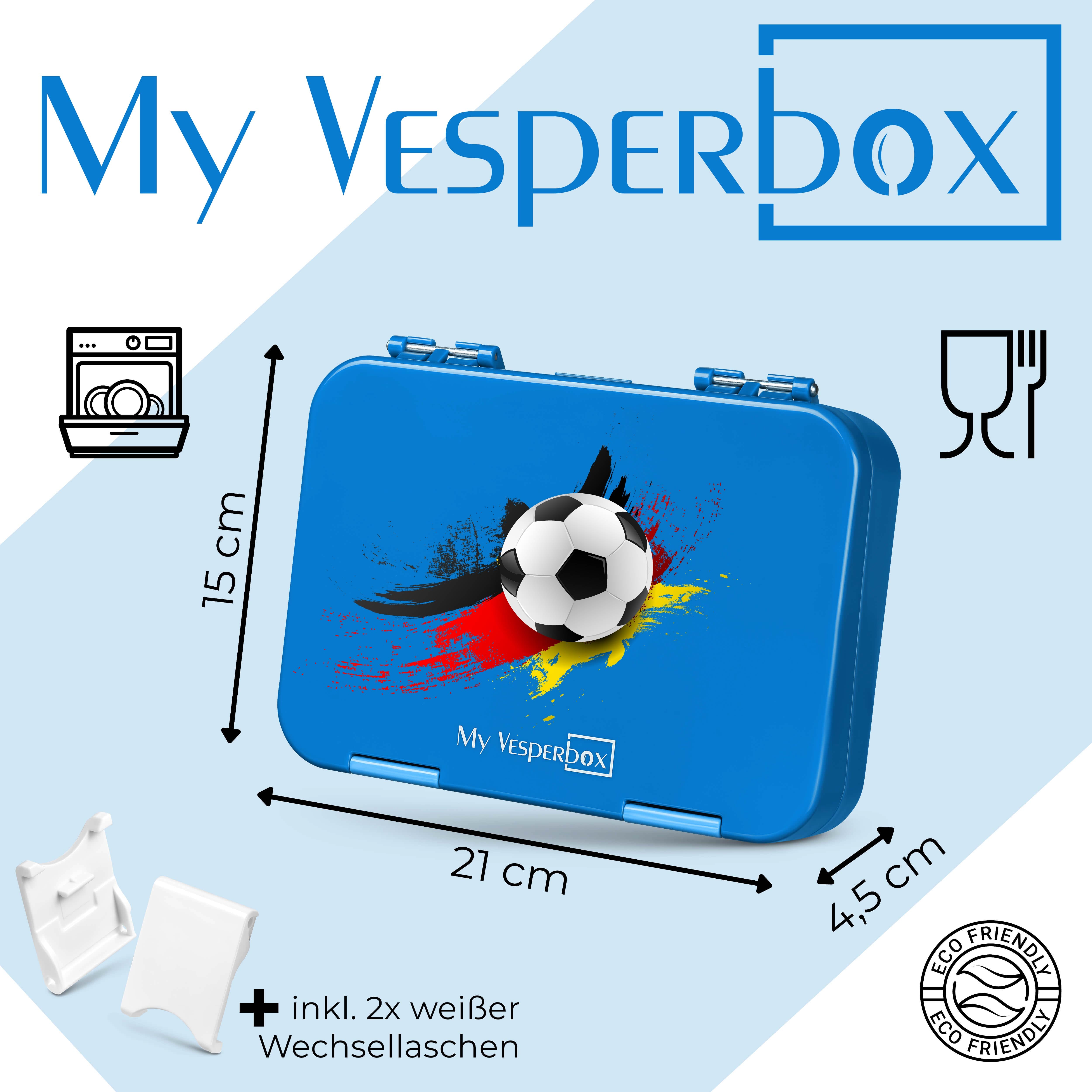 My Vesperbox EM Bundel -  Minny Deutschland & Len Blau Fußball