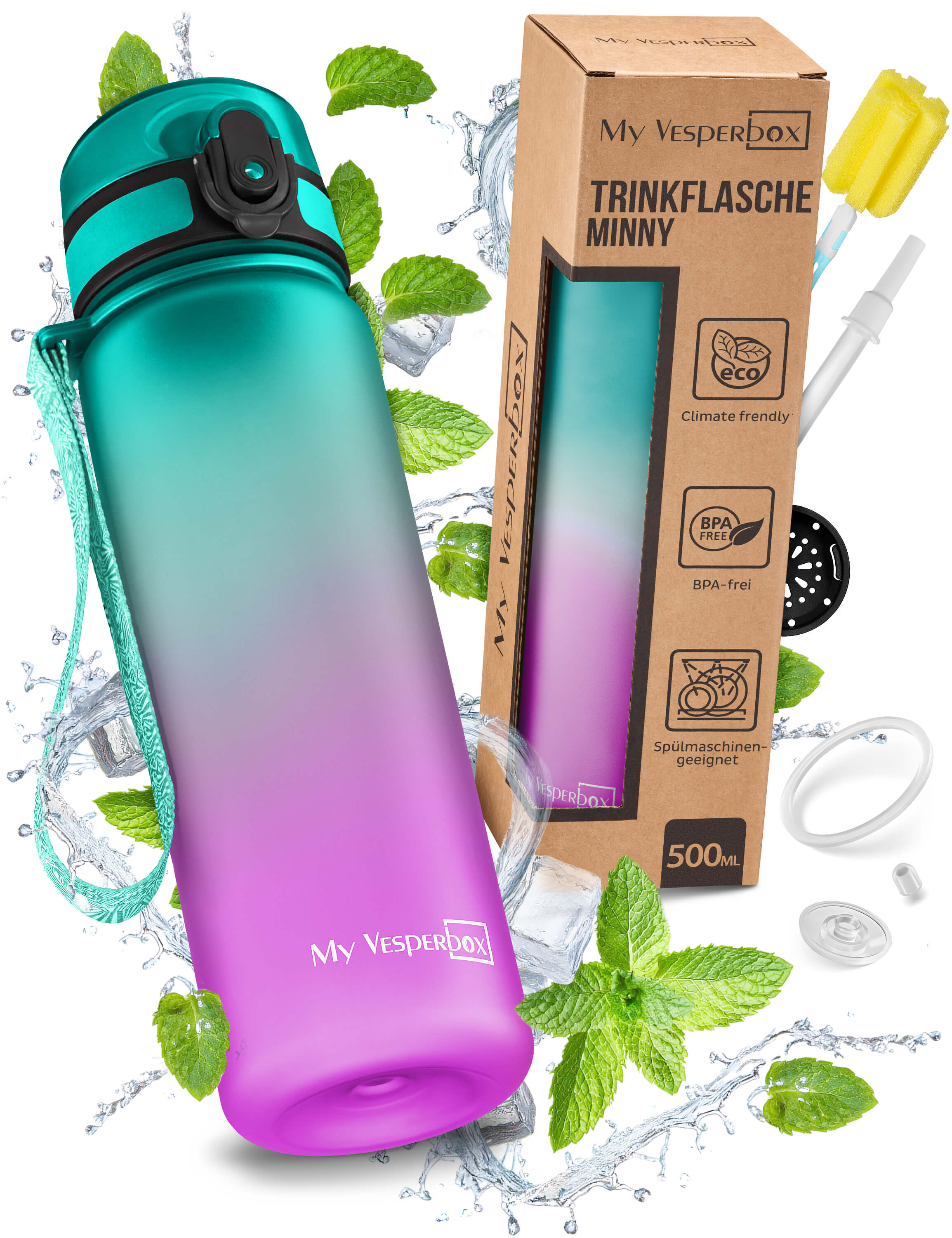 My Vesperbox - Minny - Trinkflasche 500 ml