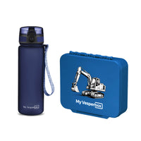 Blau Bagger - Dunkelblau