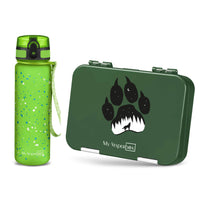 Dunkelgrün Wolf - Grünklecks