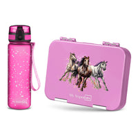 Rosa Pferde - Lilaklecks