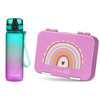 Rosa Regenbogen - Lila/Grün