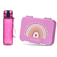 Rosa Regenbogen - Lila Klecks