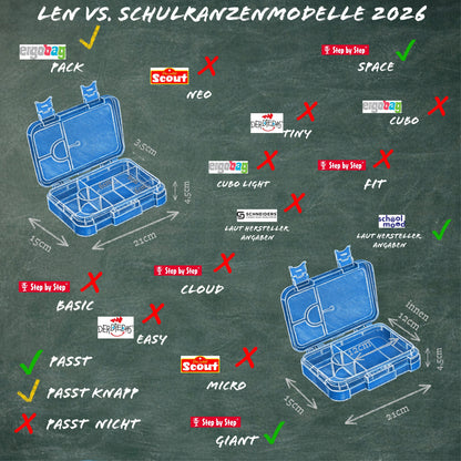 Len Brotdose – modular, 4+2 Fächer, BPA-frei | MyVesperbox