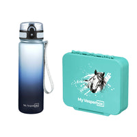 Türkis Pferd - Blauverlauf