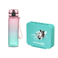 Türkis Pferd - Rosa/Türkis