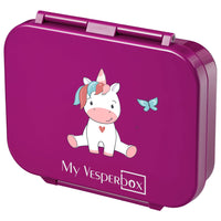 My Vesperbox - Mini Bia - Lila - Einhorn sitzend - Auslaufsicher