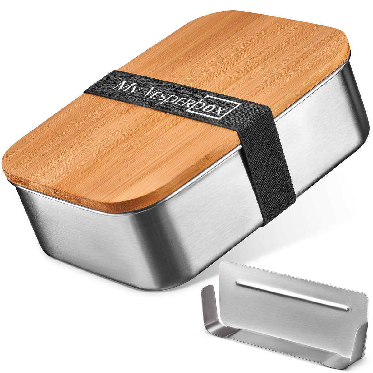 My Vesperbox Fima - Edelstahl Lunchbox mit Schneidebrett - 850 / 1200ml