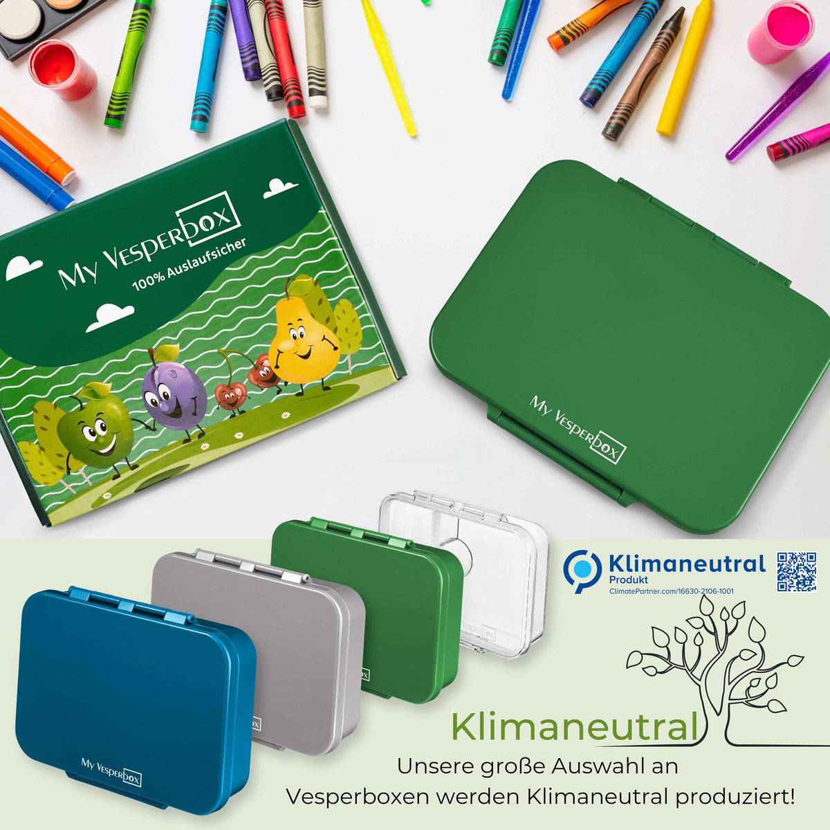 My Vesperbox - Bia - Grün - Auslaufsicher