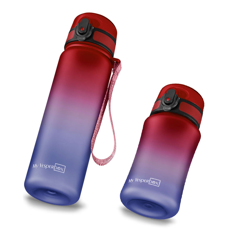 Trinkflasche - Minny - Rot / Blau