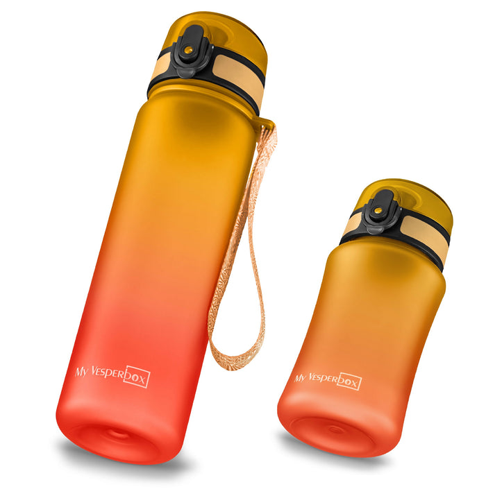 Trinkflasche - Minny - Rot / Orange